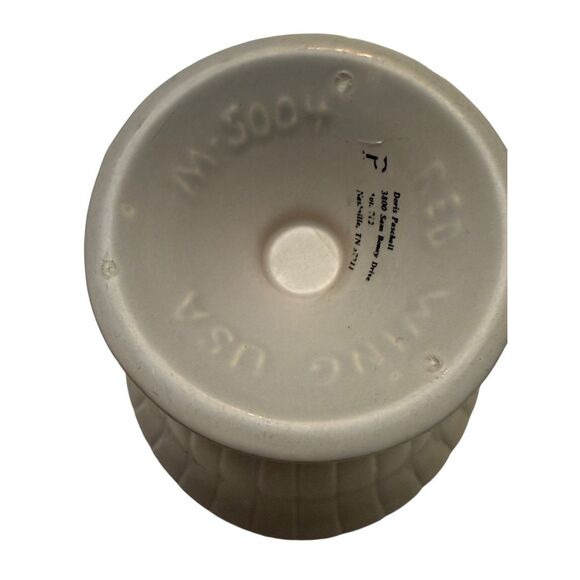 VINTAGE RED WING POTTERY PEDESTAL DISH # 5004 - Picture 2 of 6